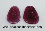 NGP1865 40*52mm - 40*58mm freeform agate gemstone pendants
