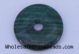 NGP216 5*35mm fashion dyed malachite gemstone donut pendant