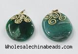 NGP2832 30*35mm - 35*45mm freeform agate gemstone pendants wholesale