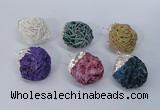 NGP2909 15*20mm - 25*30mm freeform desert rose pendants wholesale