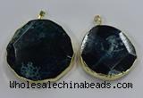 NGP3249 40*45mm - 50*55mm freeform agate gemstone pendants
