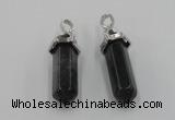 NGP5013 8*30mm sticks moss agate gemstone pendants wholesale