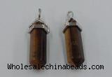 NGP5016 8*30mm sticks yellow tiger eye pendants wholesale