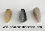 NGP5571 18*40mm - 23*58mm teardrop agate gemstone pendants