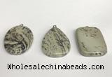 NGP5761 30*40mm freefrom jasper gemstone pendants wholesale