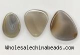 NGP5790 28*50mm - 45*65mm freeform agate slab pendants