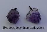NGP7148 20*40mm - 30*45mm faceted nuggets amethyst pendants