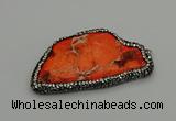 NGP7224 30*50mm - 40*60mm freeform sea sediment jasper pendants