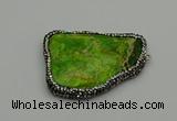 NGP7228 30*50mm - 40*60mm freeform sea sediment jasper pendants