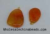 NGP8725 28*40mm - 30*54mm freeform agate pendants wholesale