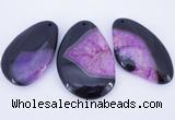 NGP903 5PCS 35-45mm*55-70mm freeform agate druzy geode gemstone pendants