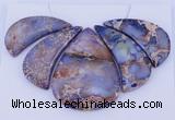 NGP96 Dyed imperial jasper gemstone pendants set jewelry wholesale