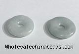 NGP9712 20mm donut aquamarine gemstone pendants wholesale