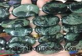 OVBS75 15 inches 20*40mm oval kambaba jasper gemstone beads wholesale