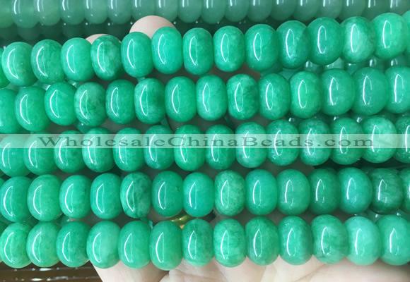 RBBS105 15 inches 8*12mm rondelle candy jade gemstone beads wholesale