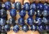 RBBS29 15 inches 13*18mm faceted rondelle sodalite gemstone beads