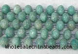 RBBS43 15 inches 13*18mm faceted rondelle amazonite beads wholesale