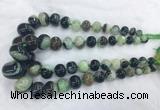 RBBS49 15 inches 8*12mm - 20*30mm rondelle agate beads wholesale