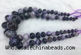 RBBS52 15 inches 6*10mm - 18*25mm rondelle agate beads wholesale