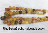 RBBS57 15 inches 8*12mm - 20*30mm rondelle agate beads wholesale