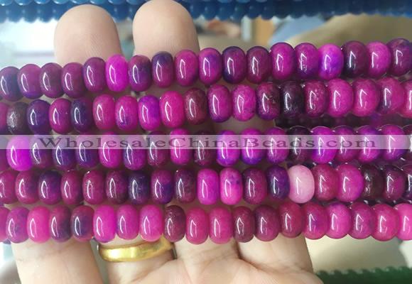 RBBS85 15 inches 5*8mm rondelle candy jade gemstone beads wholesale