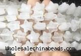 RGBS53 15 inches 14mm faceted star Angola crystal quartz beads wholesale