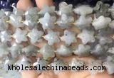 RGBS67 15 inches 14mm faceted star labradorite beads wholesale