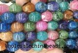 RIBS102 15 inches 14*17mm faceted rice agate gemstone beads wholesale
