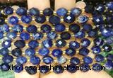 RIBS49 15 inches 6*8mm faceted rice sodalite gemstone beads wholesale