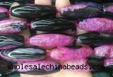 RIBS85 15 inches 13*40mm rice agate gemstone beads wholesale