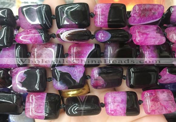 RTBS31 15 inches 15*20mm rectangle Agate gemstone beads wholesale