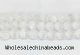 SEBS04 15 inches 12mm round selenite gemstone beads wholesale