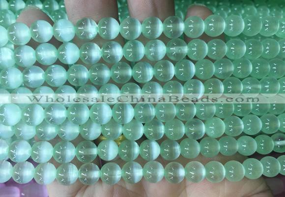 SEBS104 15 inches 6mm round selenite gemstone beads wholesale