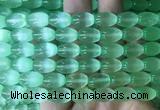 SEBS108 15 inches 8*12mm rice selenite gemstone beads wholesale