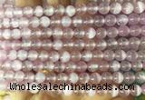 SEBS128 15 inches 6mm round selenite gemstone beads wholesale