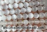SEBS16 15 inches 8mm round selenite beads wholesale