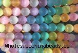 SEBS51 15 inches 8mm round selenite beads wholesale