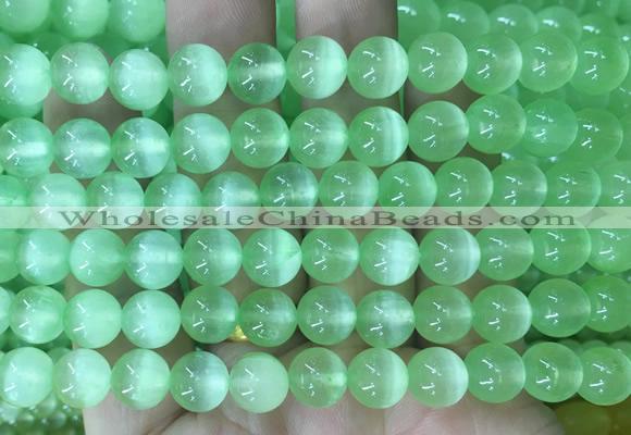 SEBS98 15 inches 8mm round selenite gemstone beads wholesale