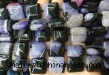 SRBS25 15 inches 18*18mm square Agate gemstone beads wholesale