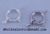 SSC208 5pcs 13.5mm 925 sterling silver spring rings clasps