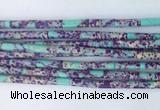 TBBS09 15 inches 4*13mm tube synthetic sea sediment jasper beads
