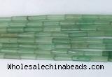 TBBS11 15 inches 4*13mm tube green aventurine jade gemstone beads