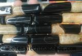 TBBS128 15 inches 13*40mm tube agate gemstone beads wholesale