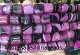 TBBS138 15 inches 13*14mm tube agate gemstone beads wholesale