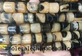 TBBS139 15 inches 13*14mm tube agate gemstone beads wholesale