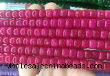 TBBS153 15 inches 7*9mm tube candy jade gemstone beads wholesale