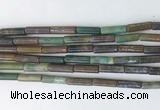TBBS25 15 inches 4*13mm tube Indian agate gemstone beads