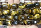 TEBS47 15 inches 12*16mm - 13*18mm faceted nuggets yellow tiger eye beads
