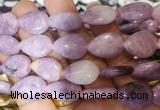 TRBS118 15 inches 13*18mm flat teardrop Lepidolite beads wholesale