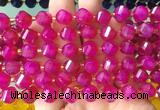 TWBS100 15 inches 10mm faceted twist agate beads wholesale